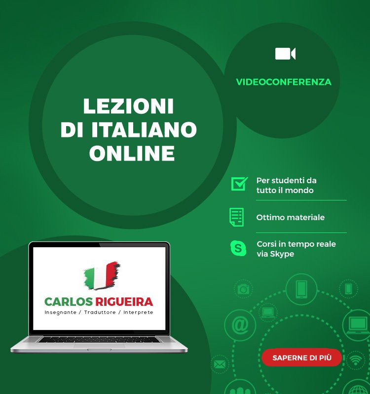 Cursos de italiano a distância