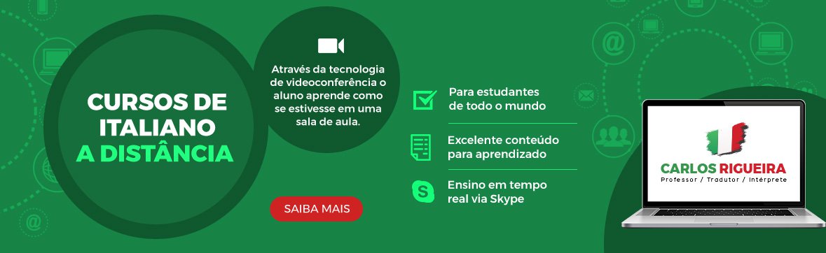 Cursos de italiano a distância